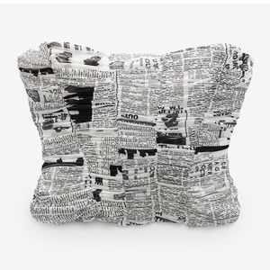 BNWT Zara Newspaper Corset Top